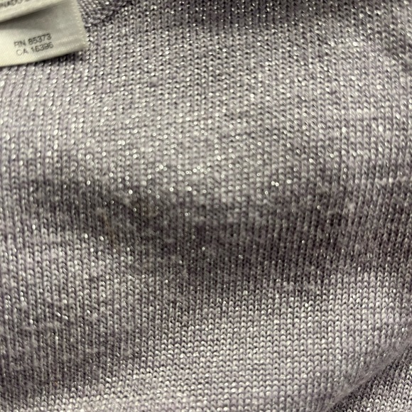 Villager by Liz Claiborne Pale Purple w/ a Sparkle Sweater w/ Short Sleeves!! - Picture 6 of 9